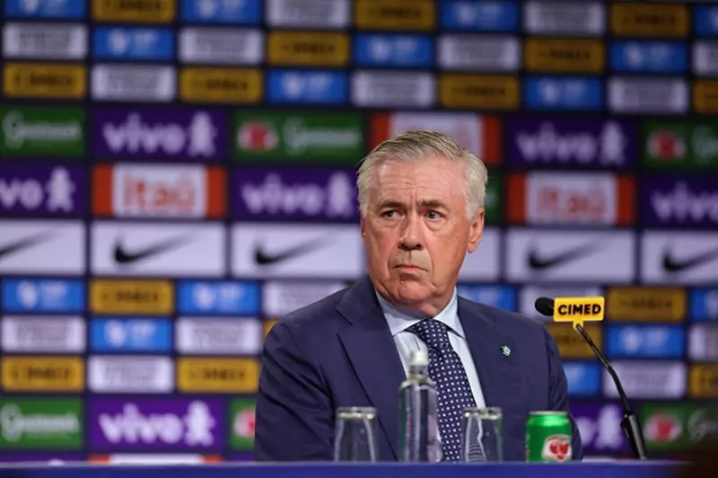 أنشيلوتي: زيارتي للبرازيل تهدف للتتويج بكأس العالم ووداعي لريال مدريد ليس النهاية.